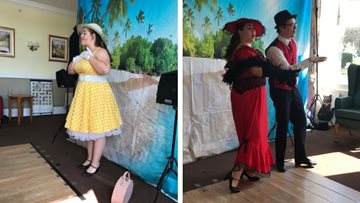 Littlehampton care home Residents enjoy tap dancing show
